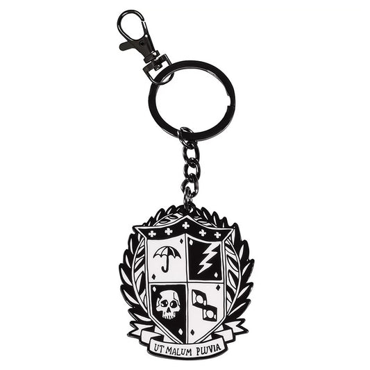 Umbrella Academy School Crest 2 Inch Enamel Keychain