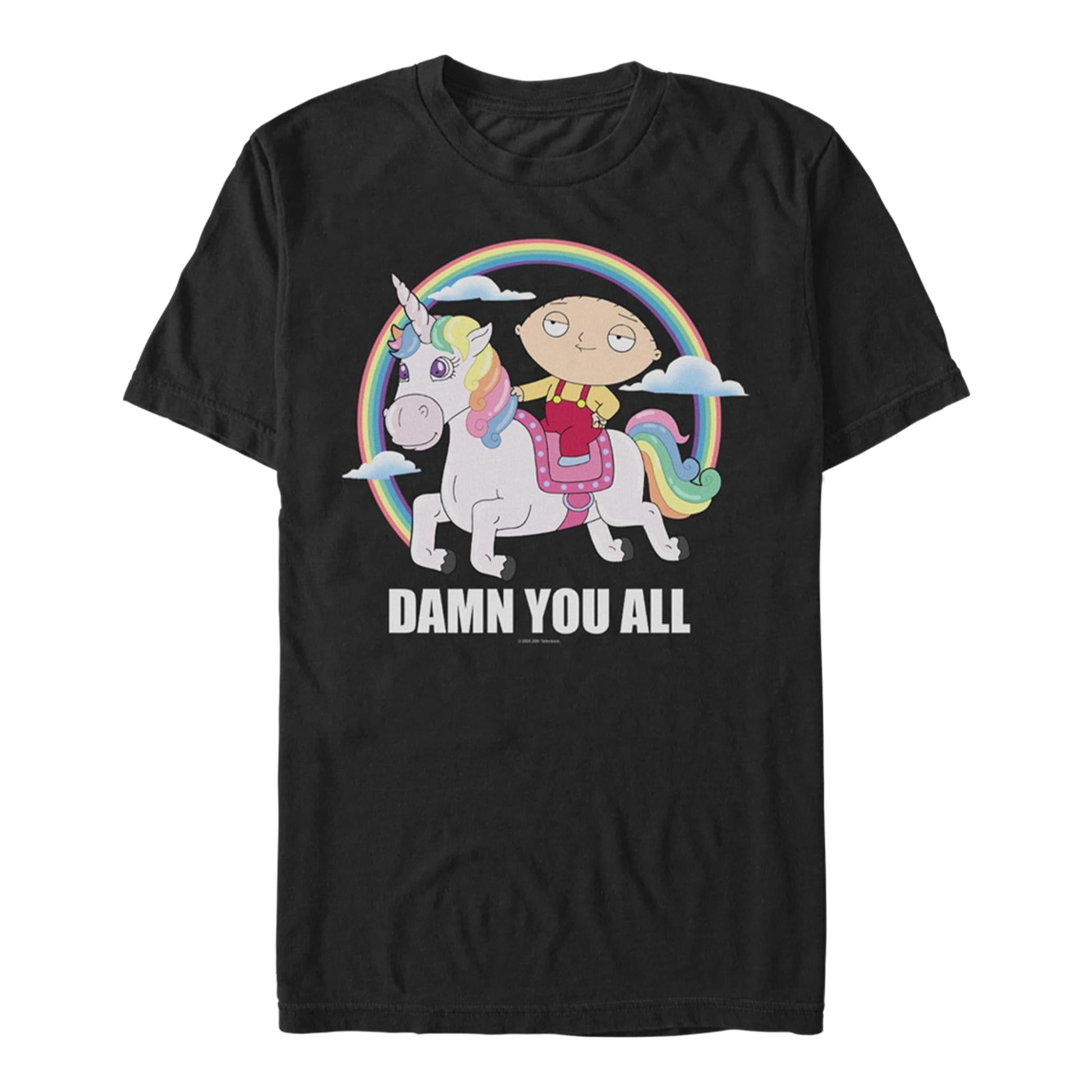 Family Guy Stewie Unicorn Short Sleeve T-Shirt | Medium