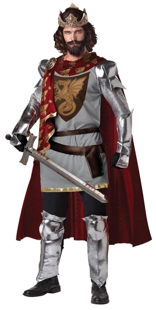 King Arthur Medieval Knight Costume Adult Medium 40-42