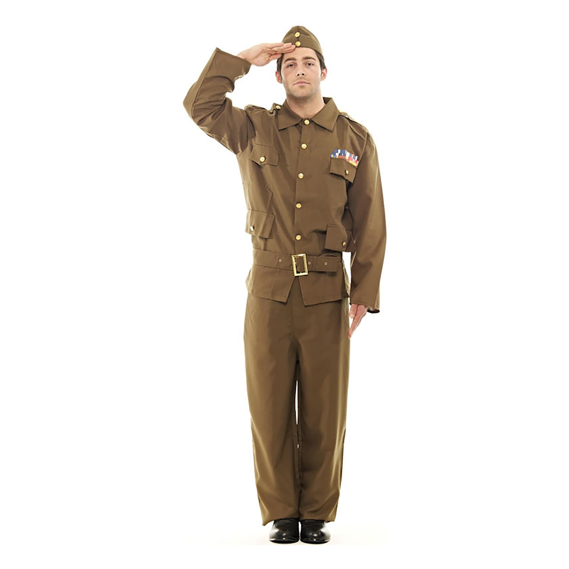 Home Guard Army Adult Costume | Extra Large