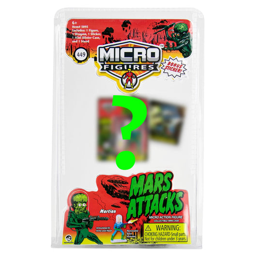 Worlds Smallest Mars Attacks Micro Figure | One Random