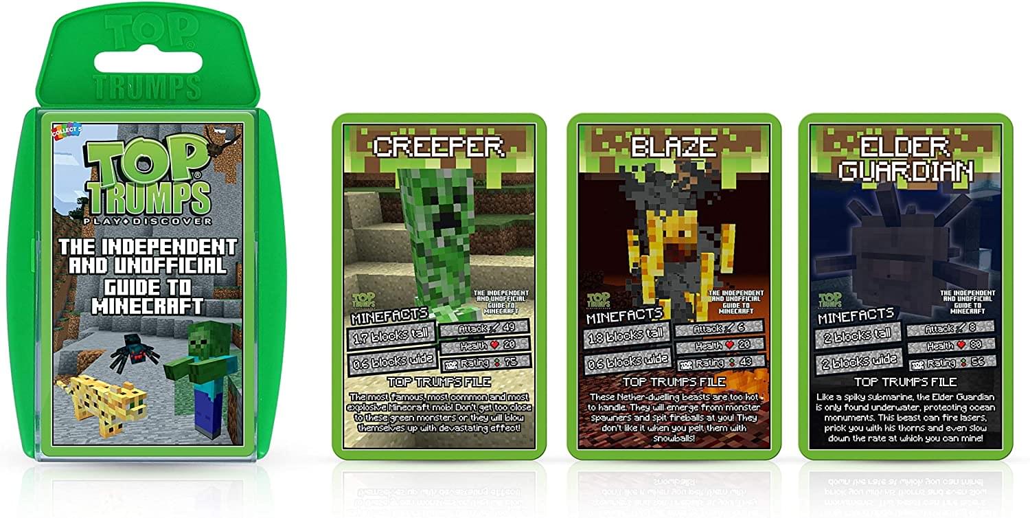 Minecraft Top Trumps Card Game