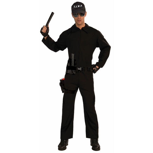 S.W.A.T. Jumpsuit Adult Costume One Size