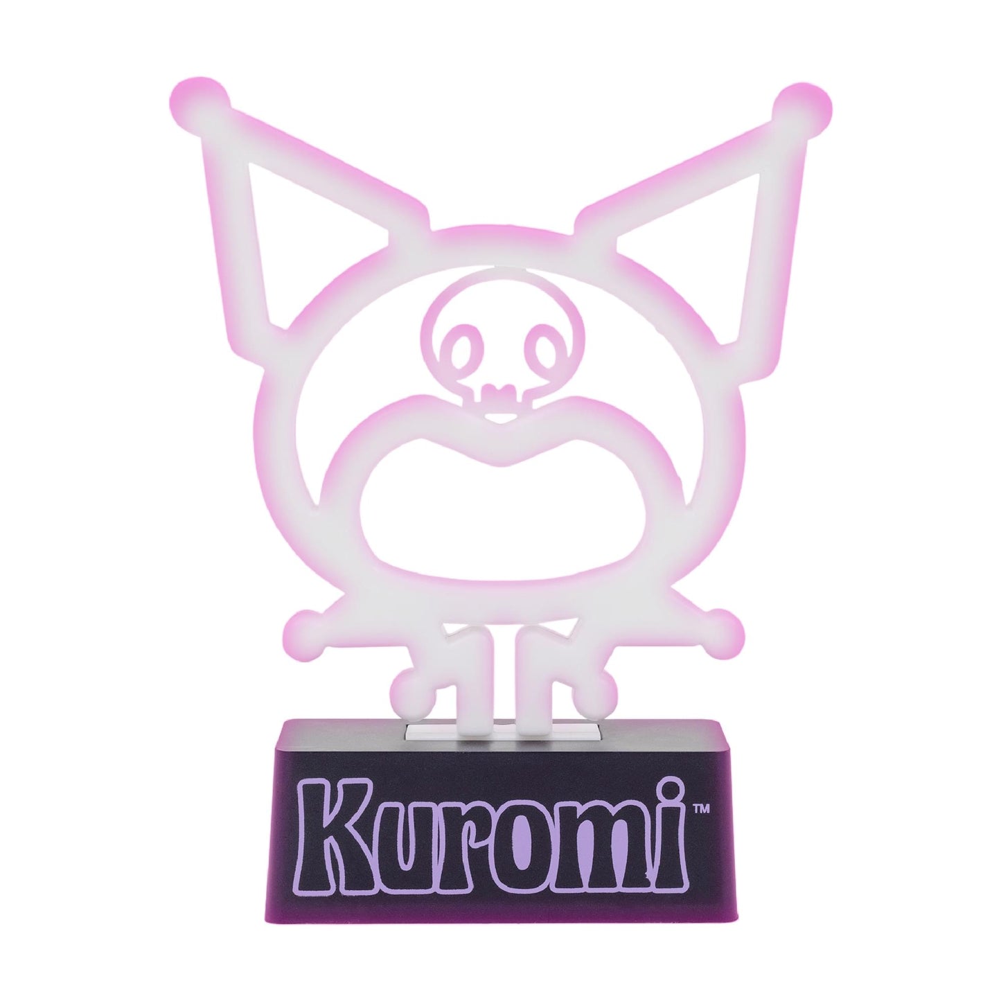Sanrio Kuromi Silhouette 7-Inch LED Neon Mood Light