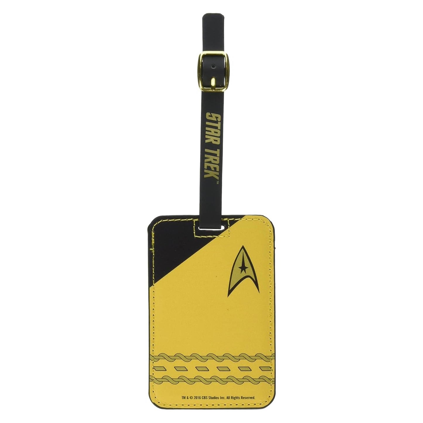 Star Trek Gold Uniform Luggage Tag