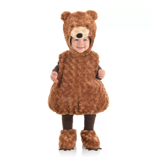 Belly Babies Teddy Bear Costume Child Toddler M 18-24 Months
