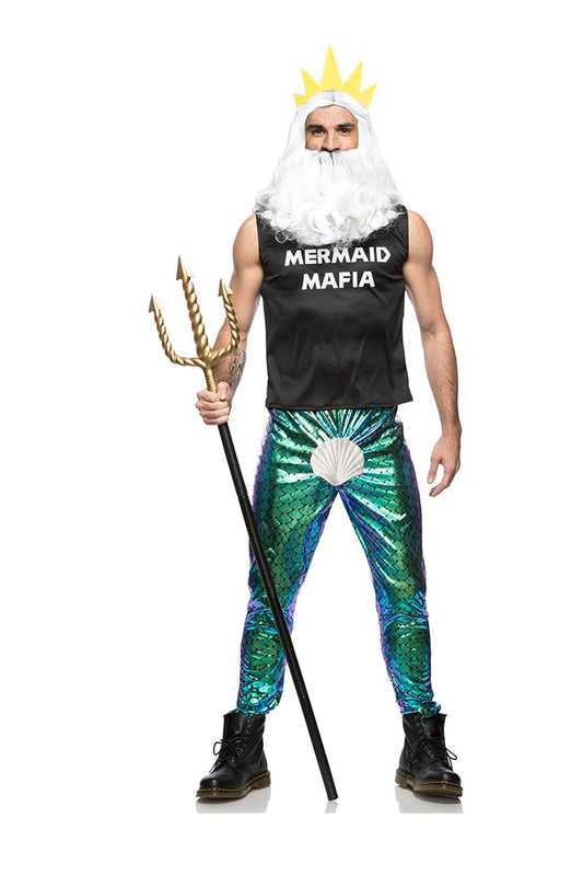 Mermaid Mafia Men's Costume - Medium