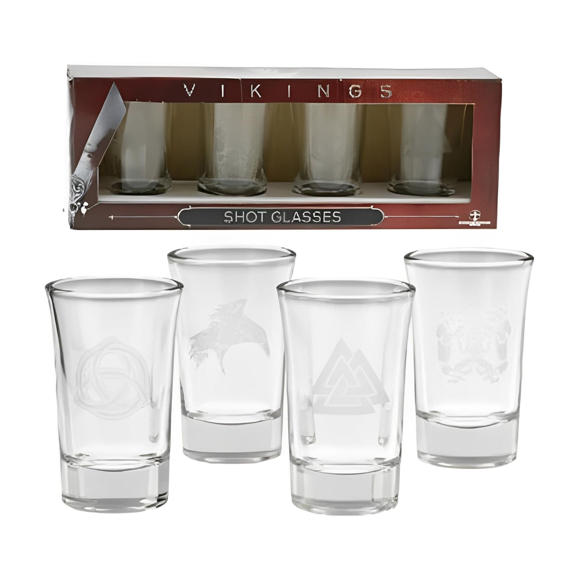 Viking Set of 4 Shot Glasses