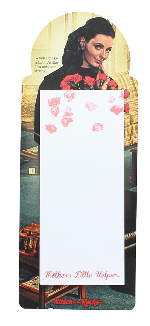 Kitsch on the Rocks Mother's Little Helper Notepad