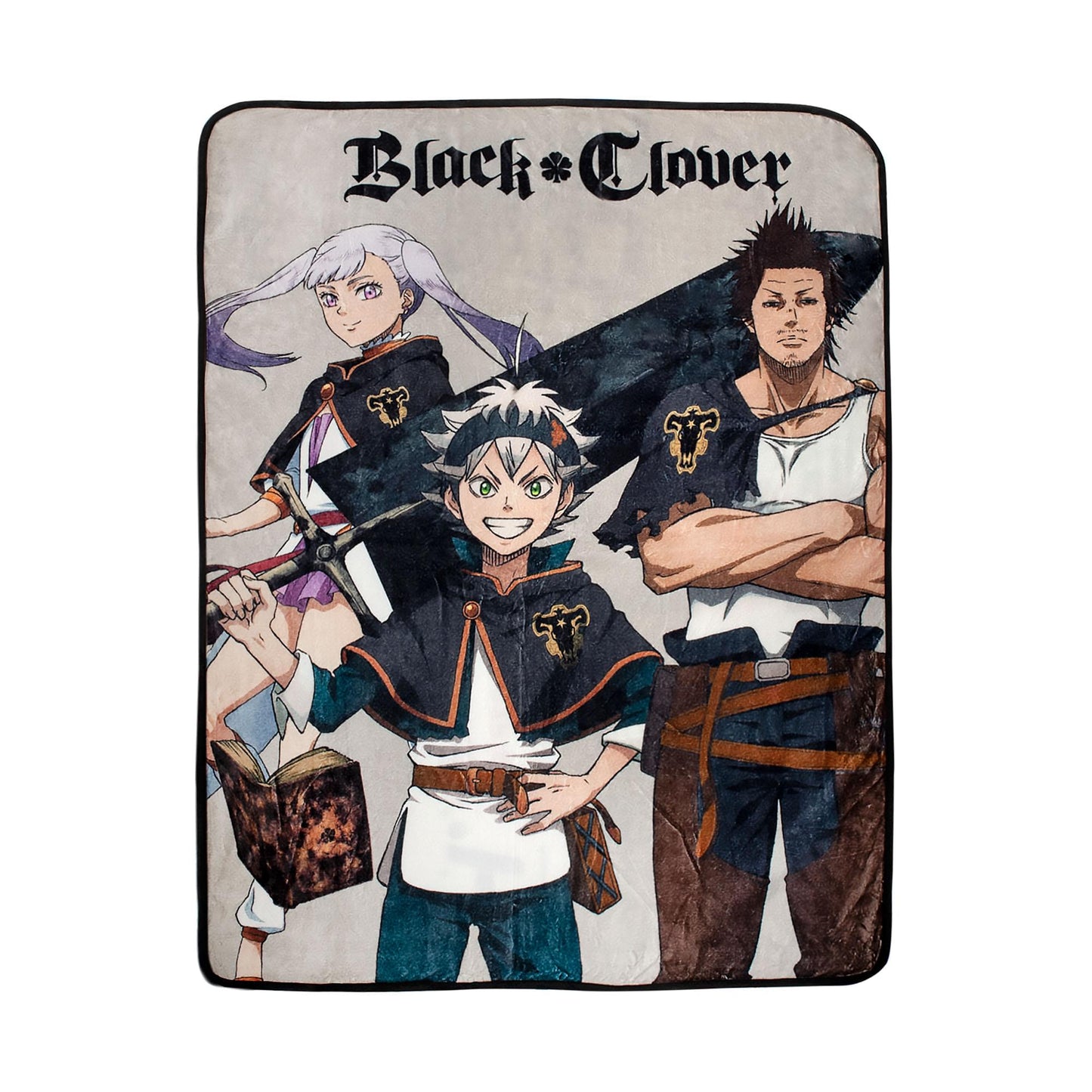 Black Clover Fleece Throw Blanket | 45 x 60 Inches