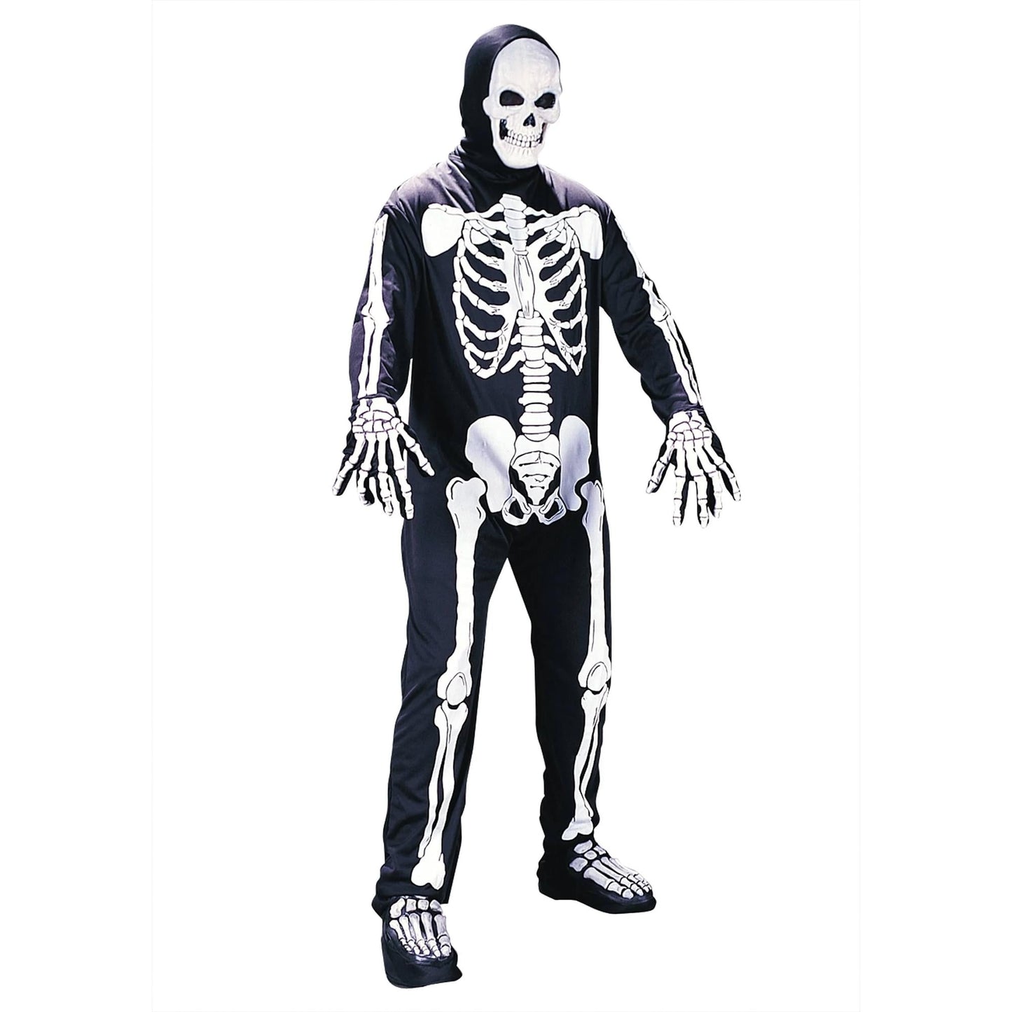 Skeleton Jumpsuit Costume Adult Standard