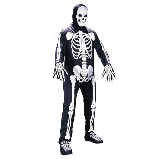 Skeleton Jumpsuit Costume Adult Standard