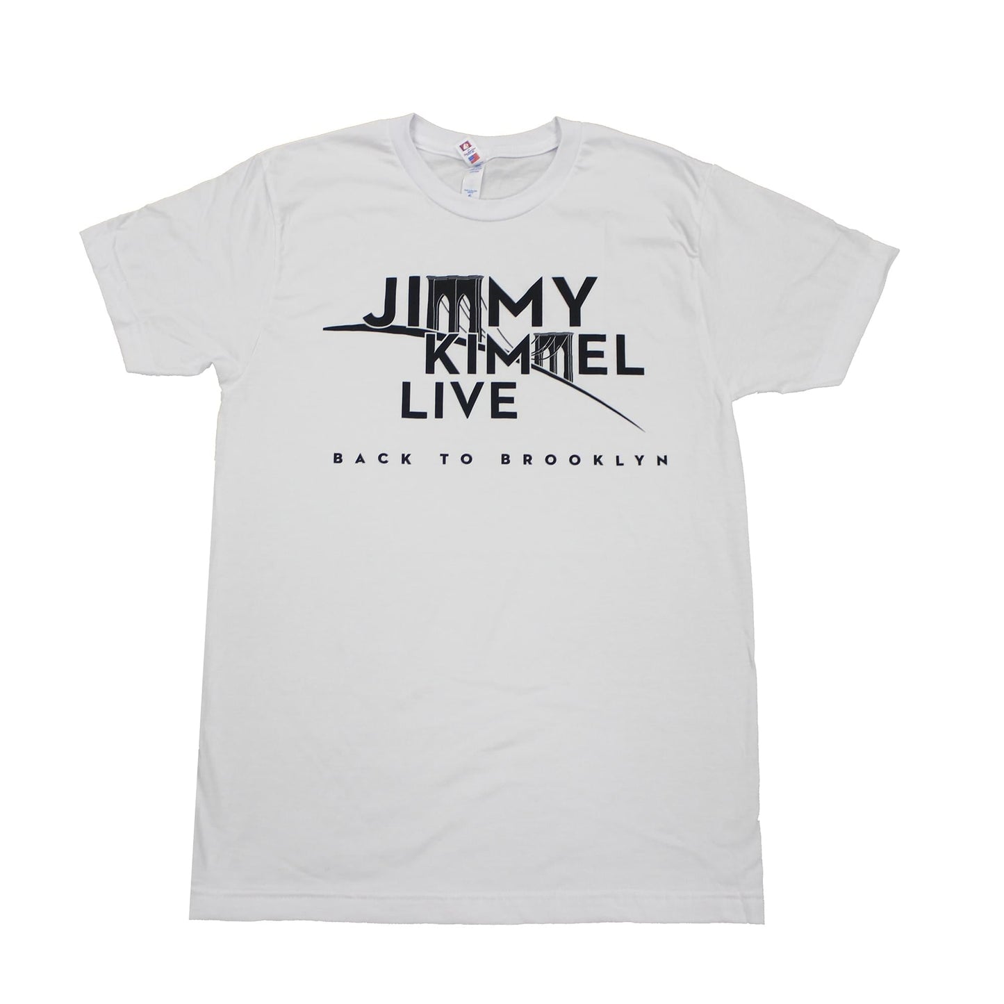 Jimmy Kimmel Live! Brooklyn White Tee Shirt | Adult Medium