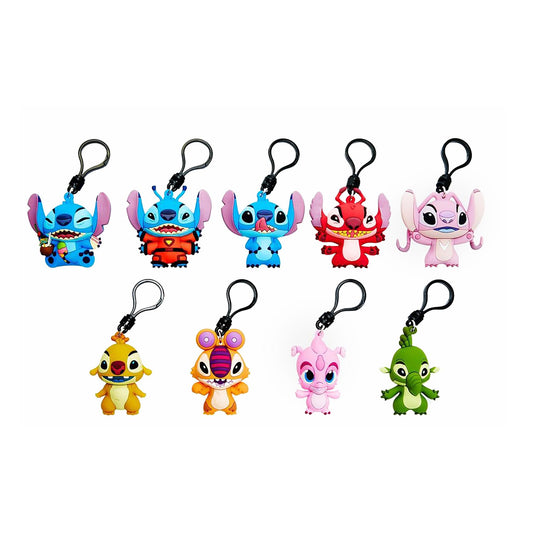 Disney Stitch Series 5 3D Foam Bag Clip | 1 Random