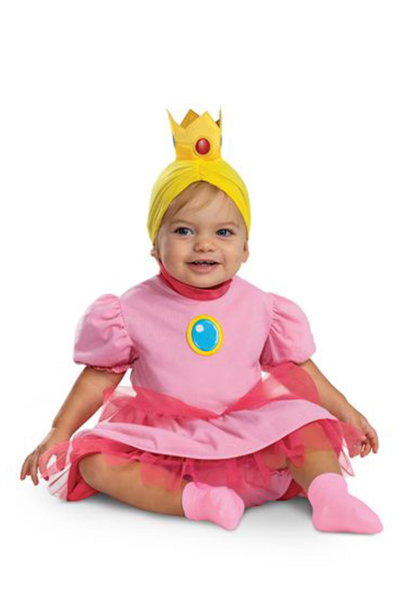 Super Mario Bros. Princess Peach Posh Infant Costume | 6-12 Mo