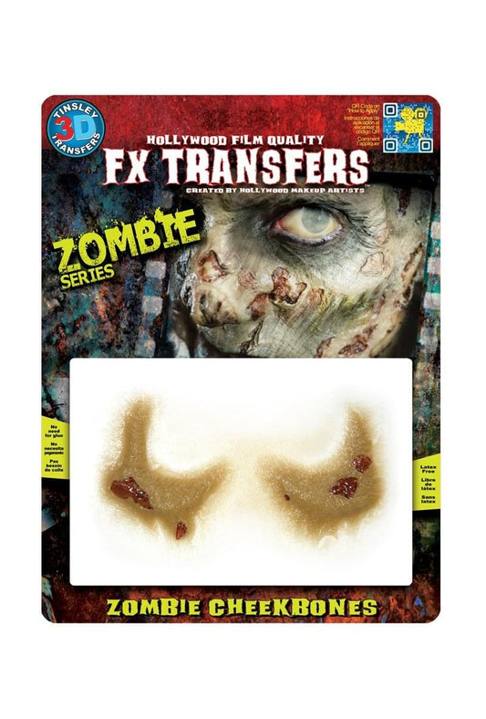 Costume 3D FX Transfers: Zombie Cheekbones
