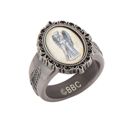 Doctor Who Weeping Angel Cameo Ring: Size 6