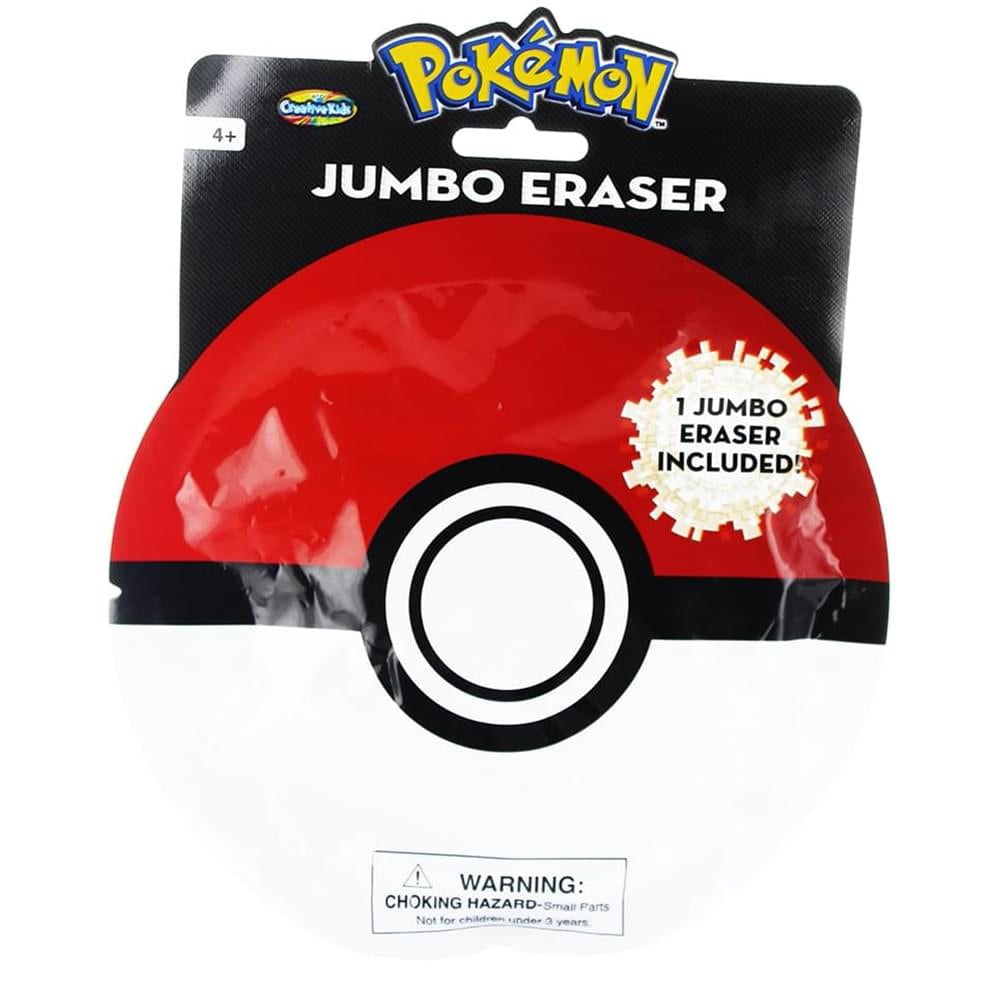 Pokemon Jumbo Eraser Random Blind Foil Pack