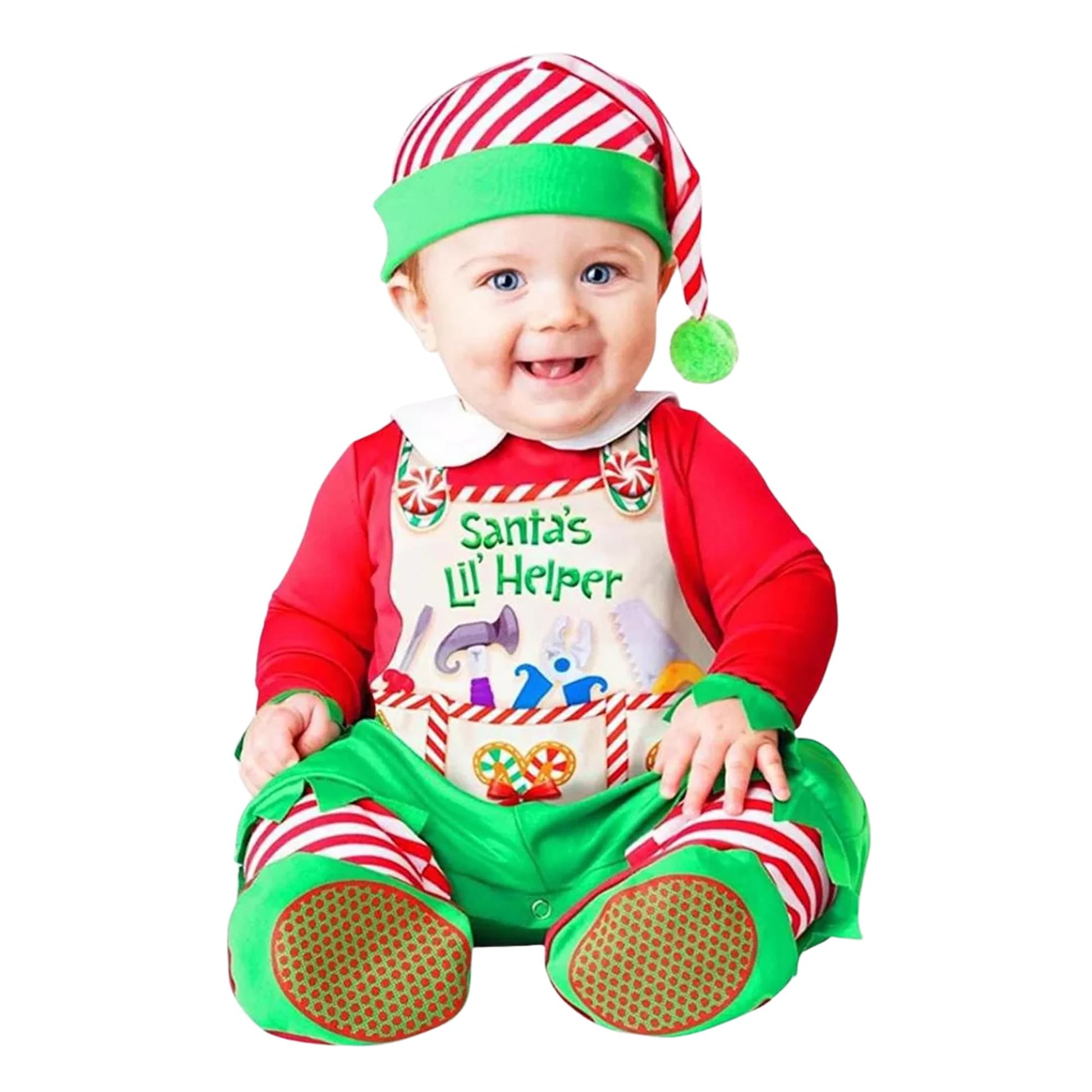 Santa's Lil' Helper Infant Costume: 6-12 Months