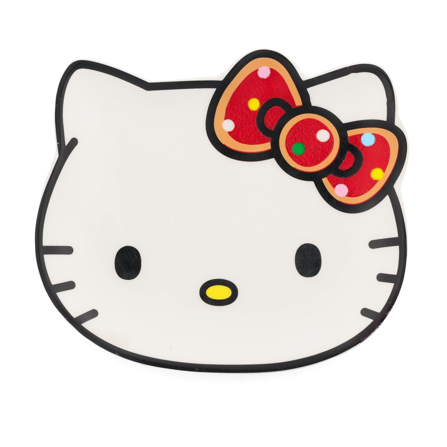 Sanrio Hello Kitty Glitter Bow Sculpted Ceramic Trinket Tray Dish