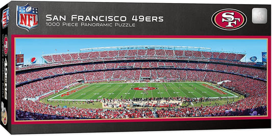 San Francisco 49ers Stadium NFL 1000 Piece Panoramic Jigsaw Puzzle