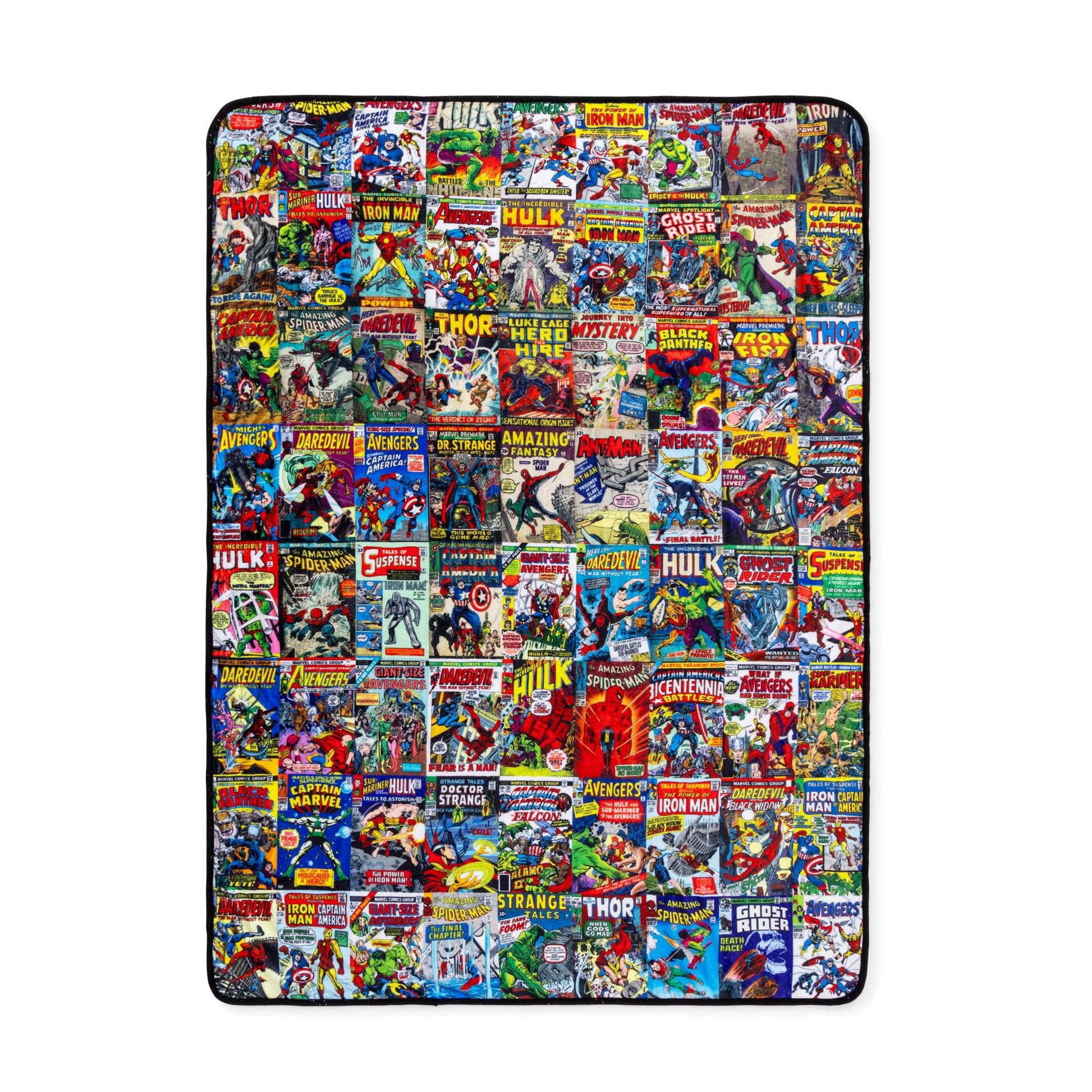 Marvel Comics Covers Fleece Throw Blanket | 45 x 60 Inches