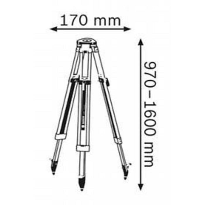 Bosch Professional BT 160 5/8 measuring accessory, up to 160cm - 0601091200