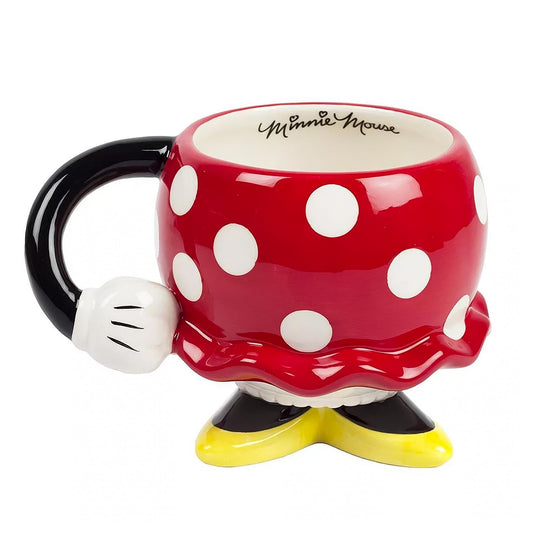 Disney Minnie Mouse Red Rock the Dots Molded Mug with Arm