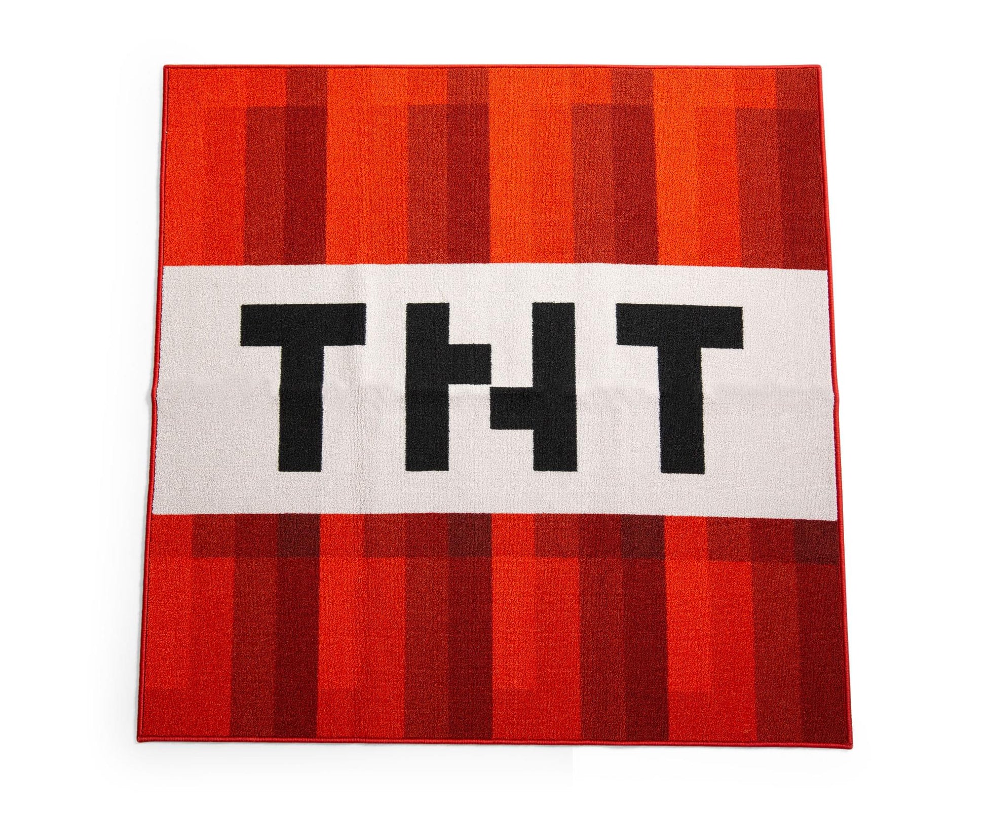 Minecraft Red TNT Block Square Area Rug | 52 Inches