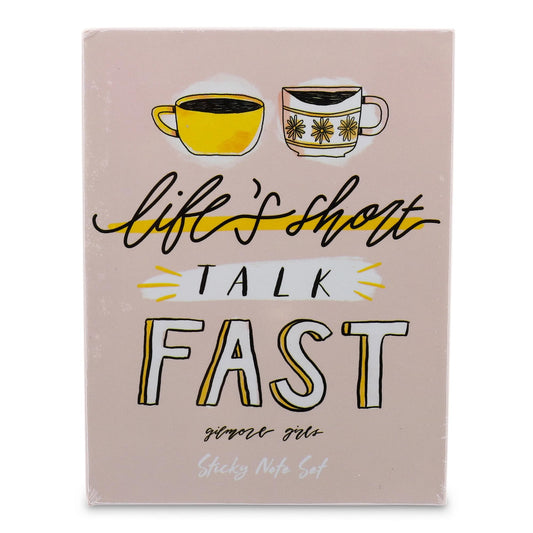Gilmore Girls "Life's Short, Talk Fast" Sticky Note and Tab Box Set