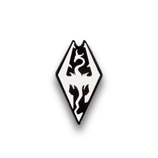 Skyrim Collectibles | Skyrim Dragon Logo Enamel Pin| Collector Pin